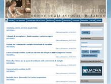 Tablet Screenshot of ordineavvocatilarino.it
